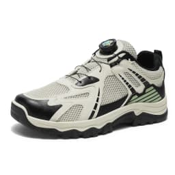 Men's Summer Breathable Casual Sneakers Soft Sole Non-Slip Outdoor Running Shoes Lightweight Sports Sneakers with Rotating Shoel