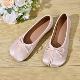 Soft Split Toe Tabi Ballet Flats Women Bowknot Leather Round Toe Ballerina Shoes Low Heel Slip On Loafers Casual Moccasins 2026