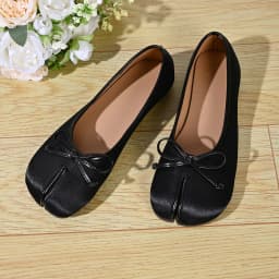 Soft Split Toe Tabi Ballet Flats Women Bowknot Leather Round Toe Ballerina Shoes Low Heel Slip On Loafers Casual Moccasins 2026