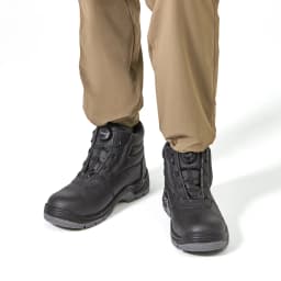 [Soho] Men's Dial Safety Work Shoes Steel Toe Cap Anti-Puncture Midsole Field Shoes Nds01
