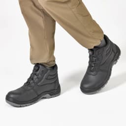 [Soho] Men's Dial Safety Work Shoes Steel Toe Cap Anti-Puncture Midsole Field Shoes Nds01