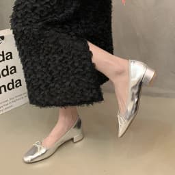 Bailamos Women Flat Shoes Fashion Round Toe Shallow Slip On Ladies Soft Ladies Mary Jane Ballerinas Flat Heel Casual Ballet Shoe