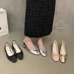 Bailamos Women Flat Shoes Fashion Round Toe Shallow Slip On Ladies Soft Ladies Mary Jane Ballerinas Flat Heel Casual Ballet Shoe