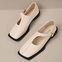Women's Mary Janes New Comfortable Soft Soled Buckle Strap Female Footwear Elegant Single Shoes Ladies Casual Leather Shoes