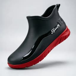 Men's Fashionable Anti-Slip Rain Shoes