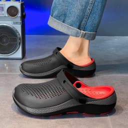 Men's Summer Non-Slip Toe-Toe Sandals for Outdoor Use, Large Size Sports Beach Slippers