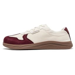 HOBIBEAR Men Women Wide Toe Box Shoes | Minimalist Artificial Leather Canvas Sneakers Lightweight Casual Lace Up Walking Shoe