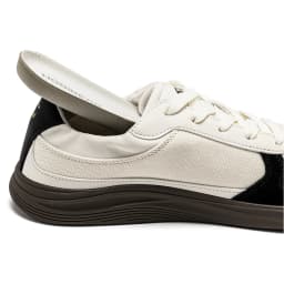 HOBIBEAR Men Women Wide Toe Box Shoes | Minimalist Artificial Leather Canvas Sneakers Lightweight Casual Lace Up Walking Shoe