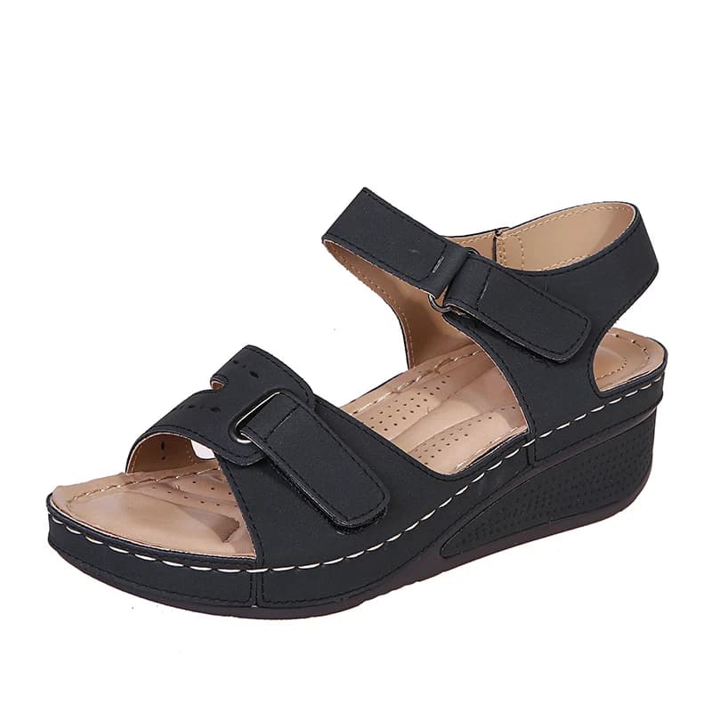 2026 New Fashion Summer Women Sandals Soft Bottom Wedge Heels Platform Sandalias Mujer Elegant Shoes for Women  Big Size 35-44