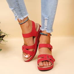 2026 New Fashion Summer Women Sandals Soft Bottom Wedge Heels Platform Sandalias Mujer Elegant Shoes for Women  Big Size 35-44