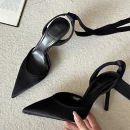 Eilyken Spring Design Sexy Ankle Strap Pumps Woman Sandals Pointed Toe Stiletto Heels Mesh Ladies Shoes Zapatillas De Mujer