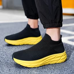 MAEDEF Men's Running Shoes Lightweight Breathable Mesh Elastic Comfortable Durable Fashion Casual Hot Selling Sports Sneakers