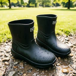 Men's Fashionable Anti-Slip Rain Shoes