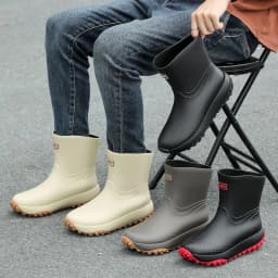 Men's Fashionable Anti-Slip Rain Shoes