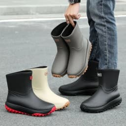 Men's Fashionable Anti-Slip Rain Shoes