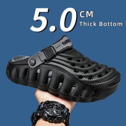 2026 NEW Men Clogs Sandals Summer Outdoor Garden Clogs Hole Shoes Male Casual Shoes Water Shoes Comfort Home Soft Slippers