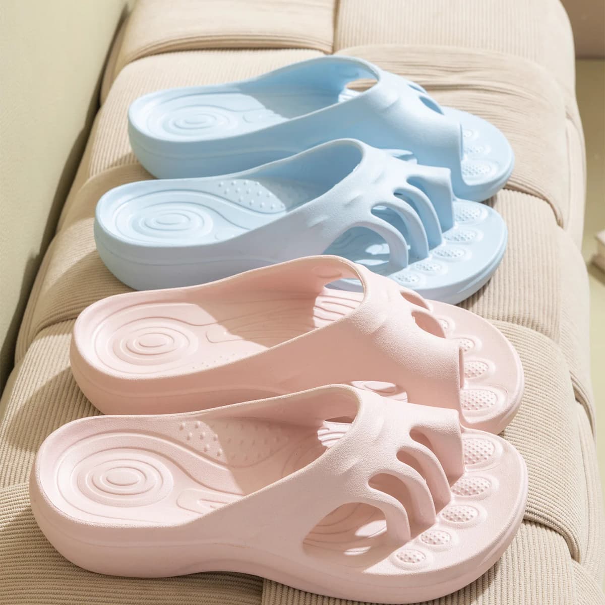 Five Finger Slippers Women in Summer Worn Indoors Outdoors with Arch Support Claw Slippers Leisure Sports Beach Slippers Women