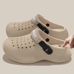 Chunky Platform 3D Design Men's Sandals Summer 2026 Slip-On Non-Slip Sport Sandals for Outdoor Thick Bottom EVA Beach Slippers