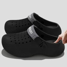 Chunky Platform 3D Design Men's Sandals Summer 2026 Slip-On Non-Slip Sport Sandals for Outdoor Thick Bottom EVA Beach Slippers