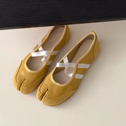 Split-Toe Casual Ballet Flats Shoes Women Genuine Pu Leather Cross Band Mary Janes Shoes Streetwear Elegant Loafers New Summer