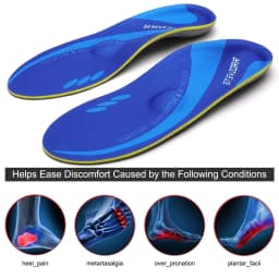 Arch Support Metatarsalgia Insole Plantar Fasciitis Pain Relief Orthotic Insert,Flat Feet Orthopedic Insoles Running Sport Sole