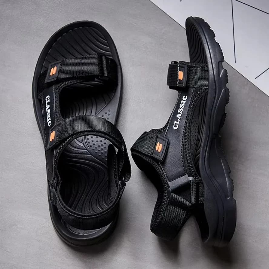 2026 Men Sandals Summer Leisure Beach Holiday Sandals Men Shoes New Outdoor Sneakers Male Retro Comfortable Casual Sandals Men