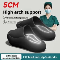 German arch support negative heel slippers for women, summer 2026 new indoor home flat foot correction sandals for men