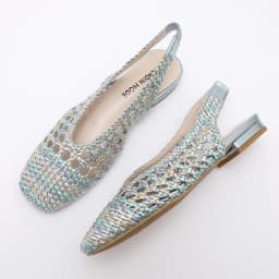 Trendin Mode Women Braided Pointed Toe Slingback Fashion Flat Bottom Elastic Backstrap Sandals