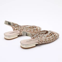 Trendin Mode Women Braided Pointed Toe Slingback Fashion Flat Bottom Elastic Backstrap Sandals