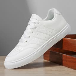 Men's Classic Casual Sneakers | Minimalist Lace-Up Skate Shoes