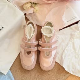 2026 Spring Autumn Women's Mary Janes | French Style Canvas Slip-on Flats | Wide Toe Box Velcro Soft Sole Casual Shoes