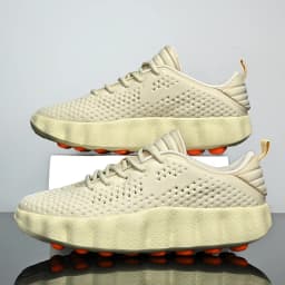 Men's Breathable Running Shoes Cushioned Non-slip Woman Casual Sneakers Massage Athletic Footwear for Outdoor Jogging Sports