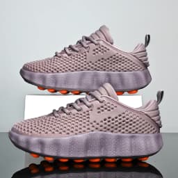Men's Breathable Running Shoes Cushioned Non-slip Woman Casual Sneakers Massage Athletic Footwear for Outdoor Jogging Sports