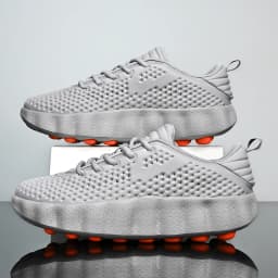 Men's Breathable Running Shoes Cushioned Non-slip Woman Casual Sneakers Massage Athletic Footwear for Outdoor Jogging Sports