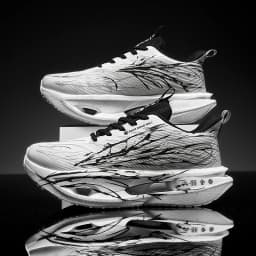 Men Women Ultra Light Carbon Plate Running Shoes Breathable Mesh Upper Soft Midsole Rubber Outsole for Running Training Sneakers