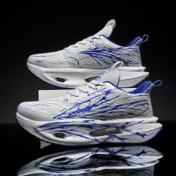 Men Women Ultra Light Carbon Plate Running Shoes Breathable Mesh Upper Soft Midsole Rubber Outsole for Running Training Sneakers