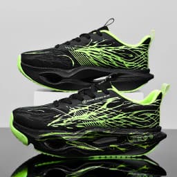 Men Women Ultra Light Carbon Plate Running Shoes Breathable Mesh Upper Soft Midsole Rubber Outsole for Running Training Sneakers
