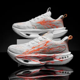 Men Women Ultra Light Carbon Plate Running Shoes Breathable Mesh Upper Soft Midsole Rubber Outsole for Running Training Sneakers