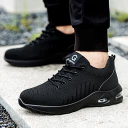 Safety Shoes for Men and Women, Breathable Work Sports Shoes, Steel Toe Shoes, Puncture Resistant Safety Protection Shoes