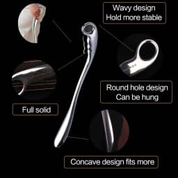 Professional Metal ShoeHorns Long Handle 52cm Length Alloy For Convenient Wearing Shoes Horn Leather High Heel Hanging Spoon