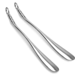Professional Metal ShoeHorns Long Handle 52cm Length Alloy For Convenient Wearing Shoes Horn Leather High Heel Hanging Spoon