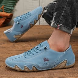 Classic Loafers Trendy Durable Artificial Leather Waterproof Anti Slip Casual Shoes for Outdoor Walking Men’s Motorcycle Boots