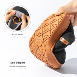 Pmoiste Soft House Boots Slippers Women Comfortable Warm TPR Wedge Memory Foam Designer Home Shoes Winter Indoor High-quality