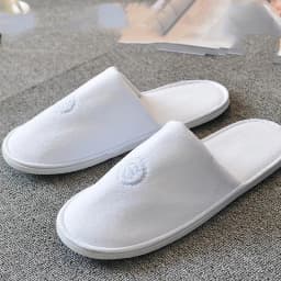5Pairs/Lot Men Women Disposable Hotel Guest Slippers Cotton Slides Home Travel SPA Slipper Hospitality Cheap Indoor Slip-on