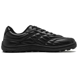 HOBIBEAR Women Wide Toe Box Sneaker Artificial Leather Barefoot Shoes Classic Sewing Thread Walking Lace Up Sneakers