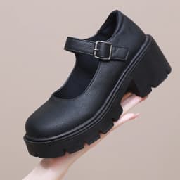 Women Mary Jane Shoes Vintage Girls Platform Pumps High Heels Platform Lolita Shoes Japanese Style College Sweet Student Shoes