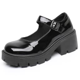 Women Mary Jane Shoes Vintage Girls Platform Pumps High Heels Platform Lolita Shoes Japanese Style College Sweet Student Shoes