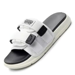 Summer Outdoor Men Slippers Fashion Hook&Loop Canvas Casual Couple Shoes Slip-on Beach Slippers Sandals Women Shoes Flip Flops