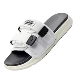 Summer Outdoor Men Slippers Fashion Hook&Loop Canvas Casual Couple Shoes Slip-on Beach Slippers Sandals Women Shoes Flip Flops