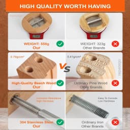 Repacego 4 Way Adjustable Wooden Hat Stretcher Cap Shape Maintainer Premium Fedora Hat Rack for Storage Cowboy Baseball Holders